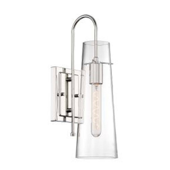 Alondra Other - Alondra - 1 Light Sconce with Clear Glass - Polished Nickel Finish